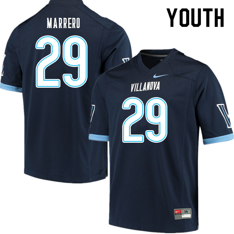 Youth #29 Derek Marrero Villanova Wildcats College Football Jerseys Sale-Navy